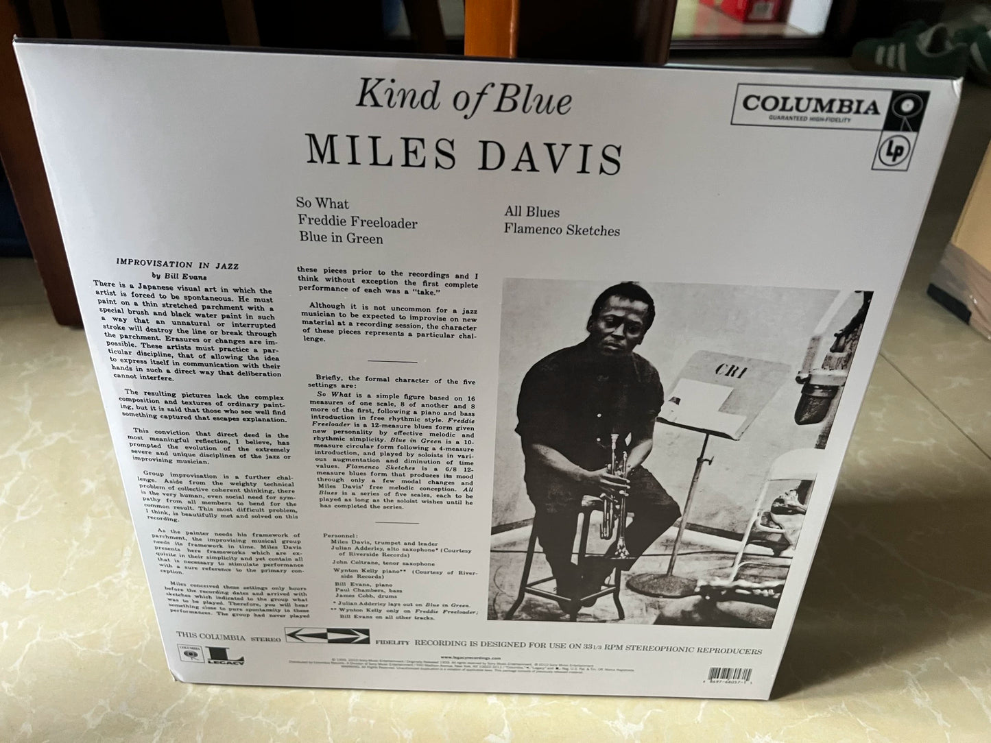 Miles Davis – Kind of Blue – Vinyl (LP)