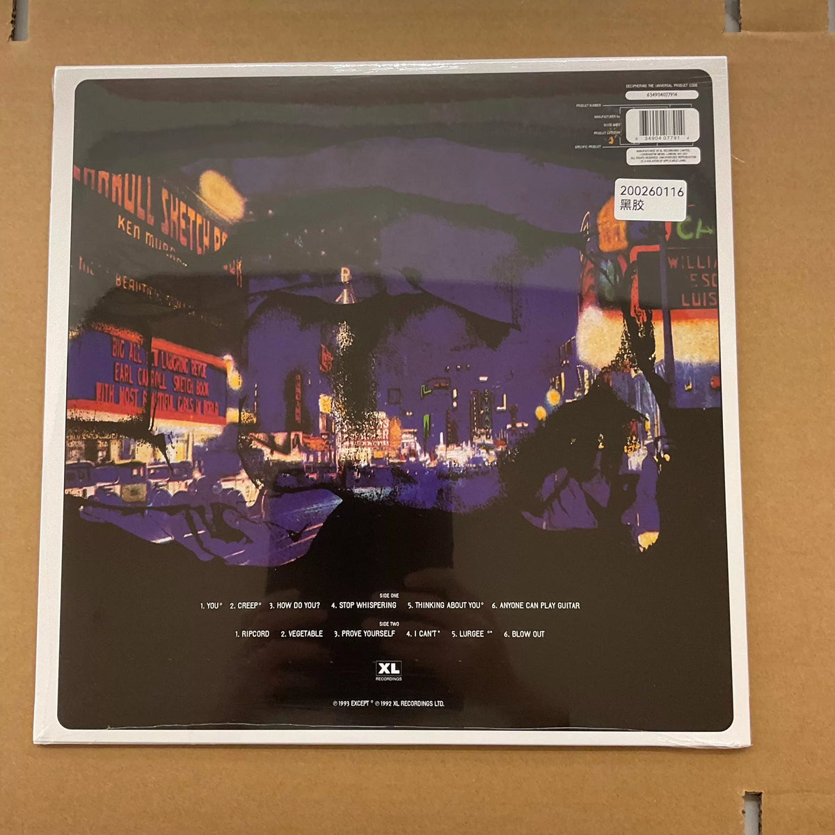 Radiohead – Pablo Honey – item photograph 3