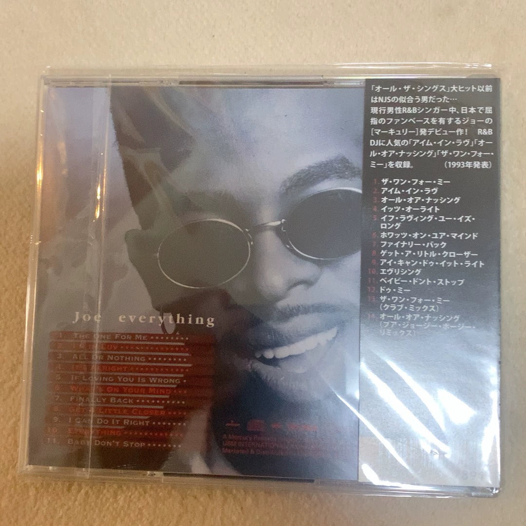 Joe – Everything – Sealed Japanese CD with OBI – actual item photograph 2