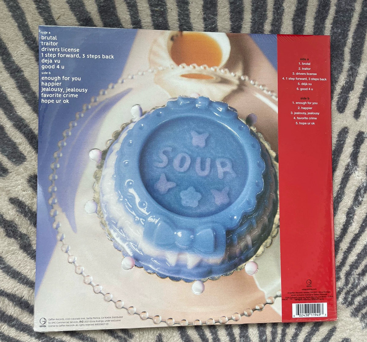 Olivia Rodrigo – SOUR – Blue Vinyl (LP) — photo 2