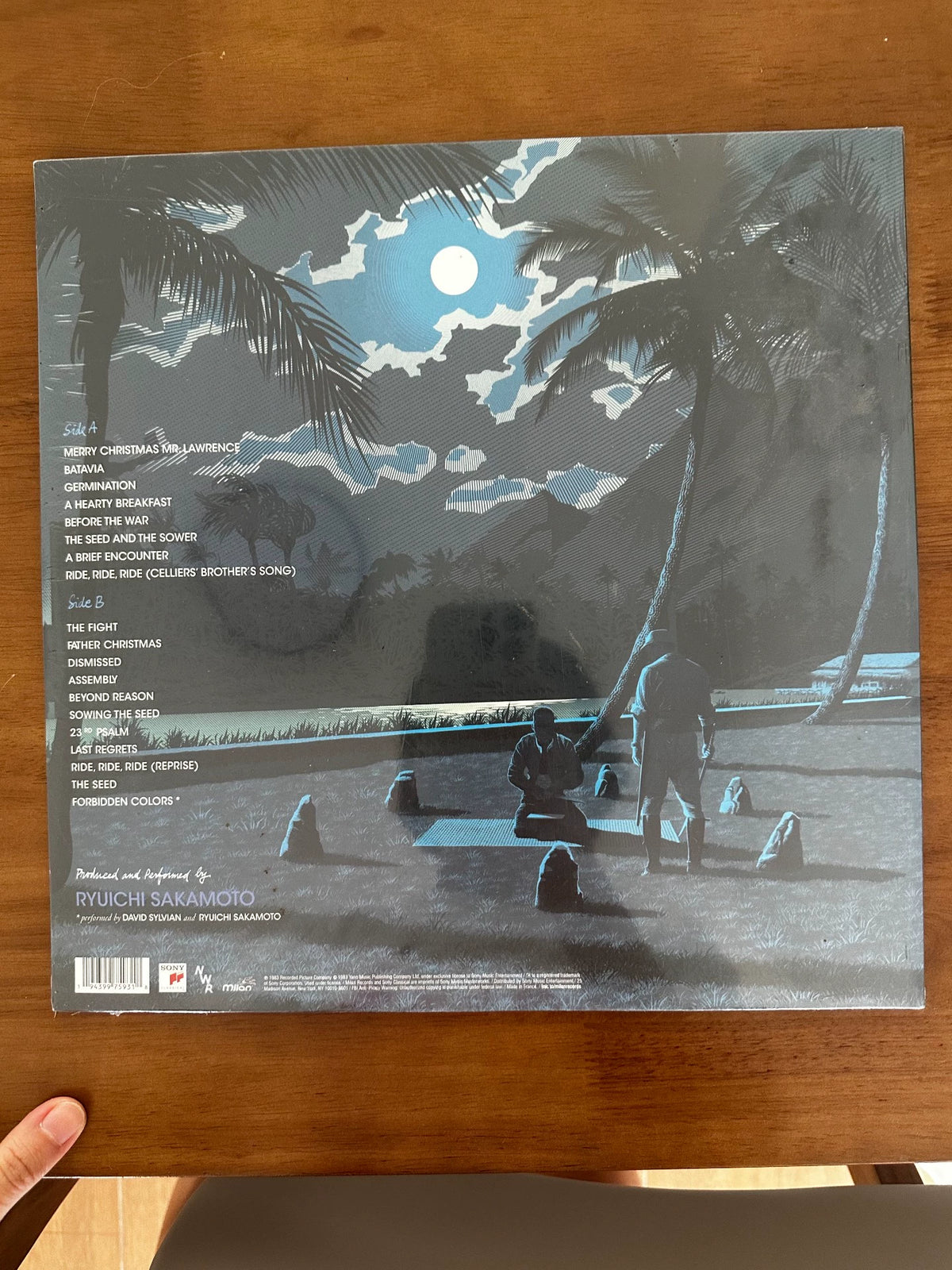 Ryuichi Sakamoto – Merry Christmas Mr. Lawrence – Orange Vinyl LP – actual item photograph 2