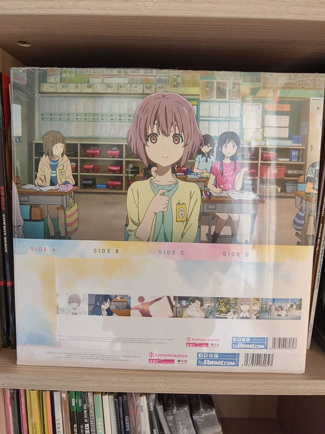 Kensuke Ushio – A Silent Voice: A Shape of Light – Blue Vinyl 2LP – actual item photograph 2