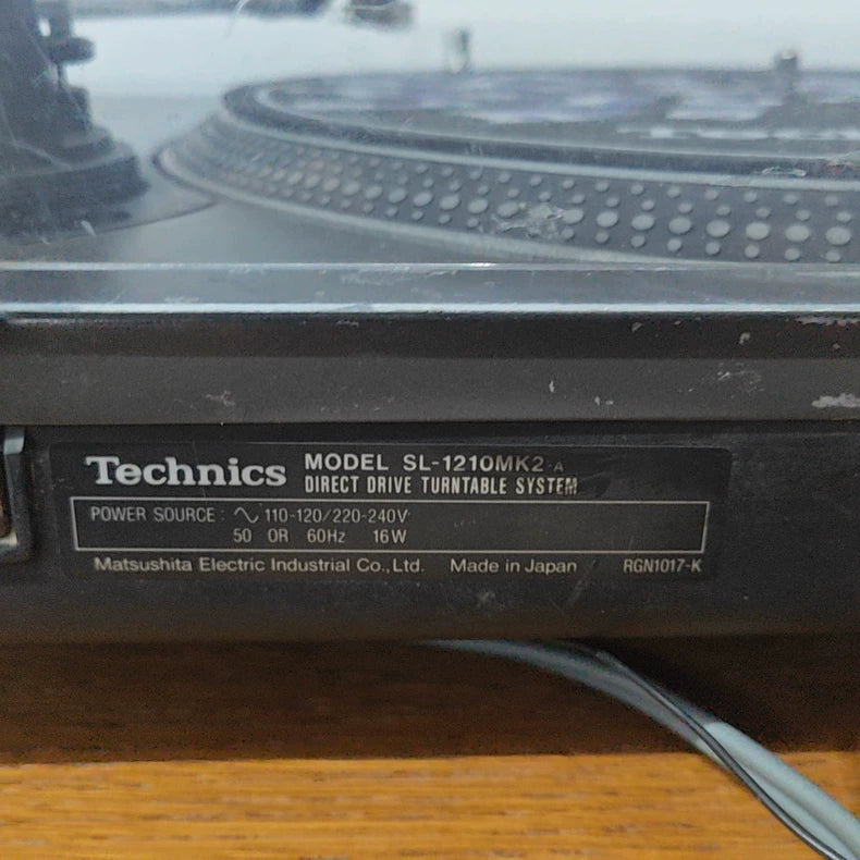 Technics SL-1210MK2 Direct-Drive DJ Turntable – Black – image 8