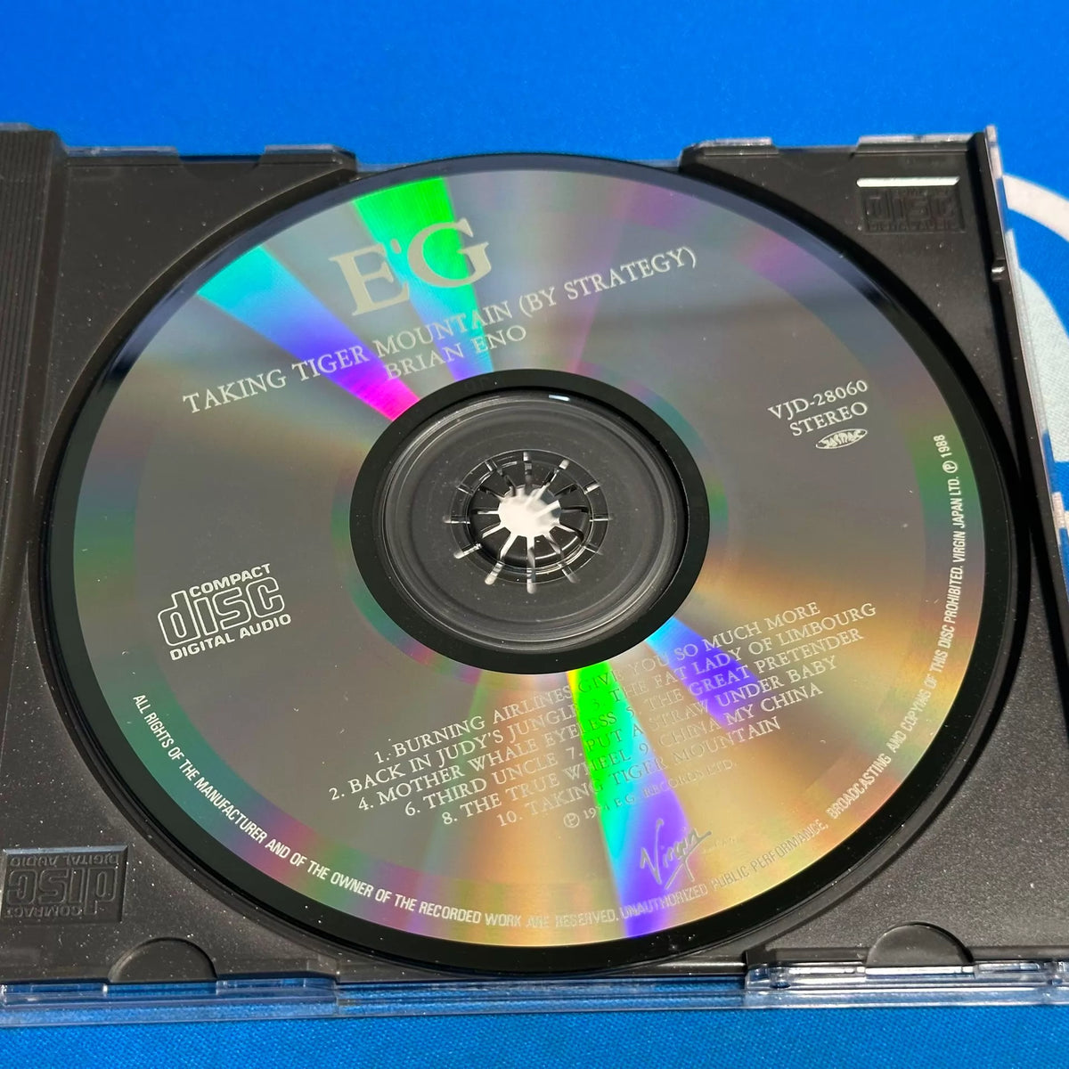 Brian Eno – Taking Tiger Mountain (By Strategy) – Japanese CD – actual item photograph 3