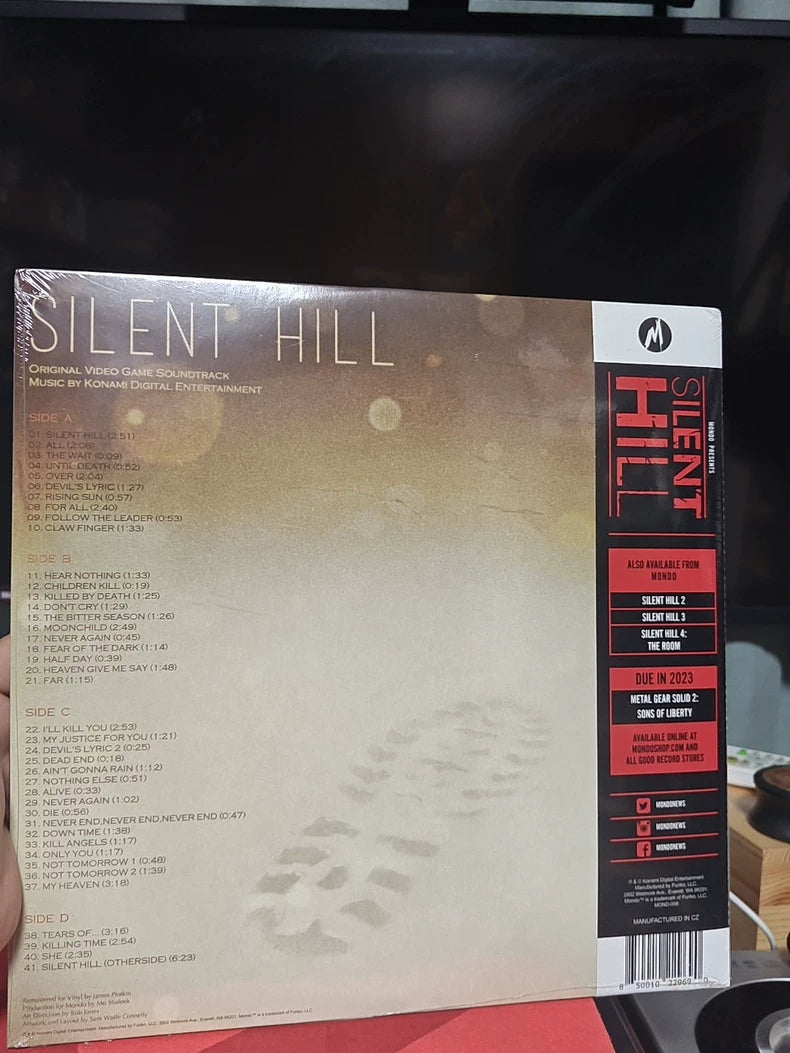 Silent Hill – Original Video Game Soundtrack – Smoke Marble 2LP – Sealed