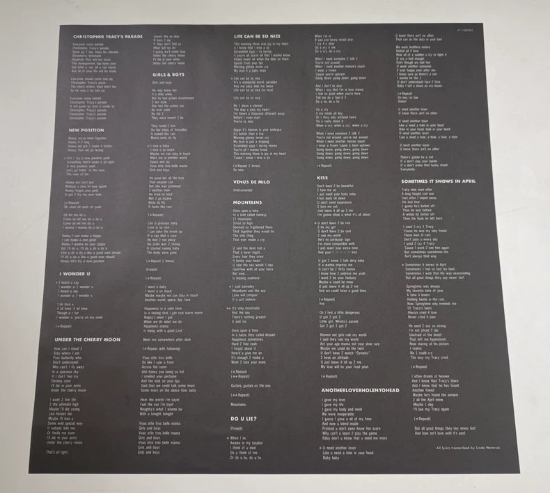 Prince and the Revolution – Parade – 1986 Japanese LP with OBI