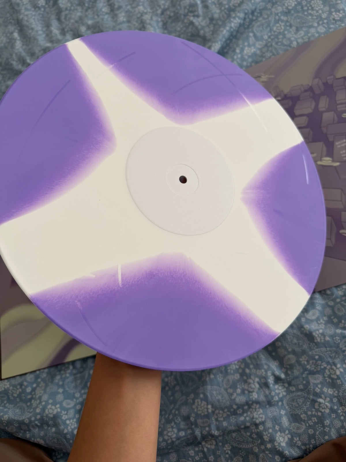 Wang Wen – Invisible City 看不見的城市 – Signed Purple Cross Vinyl