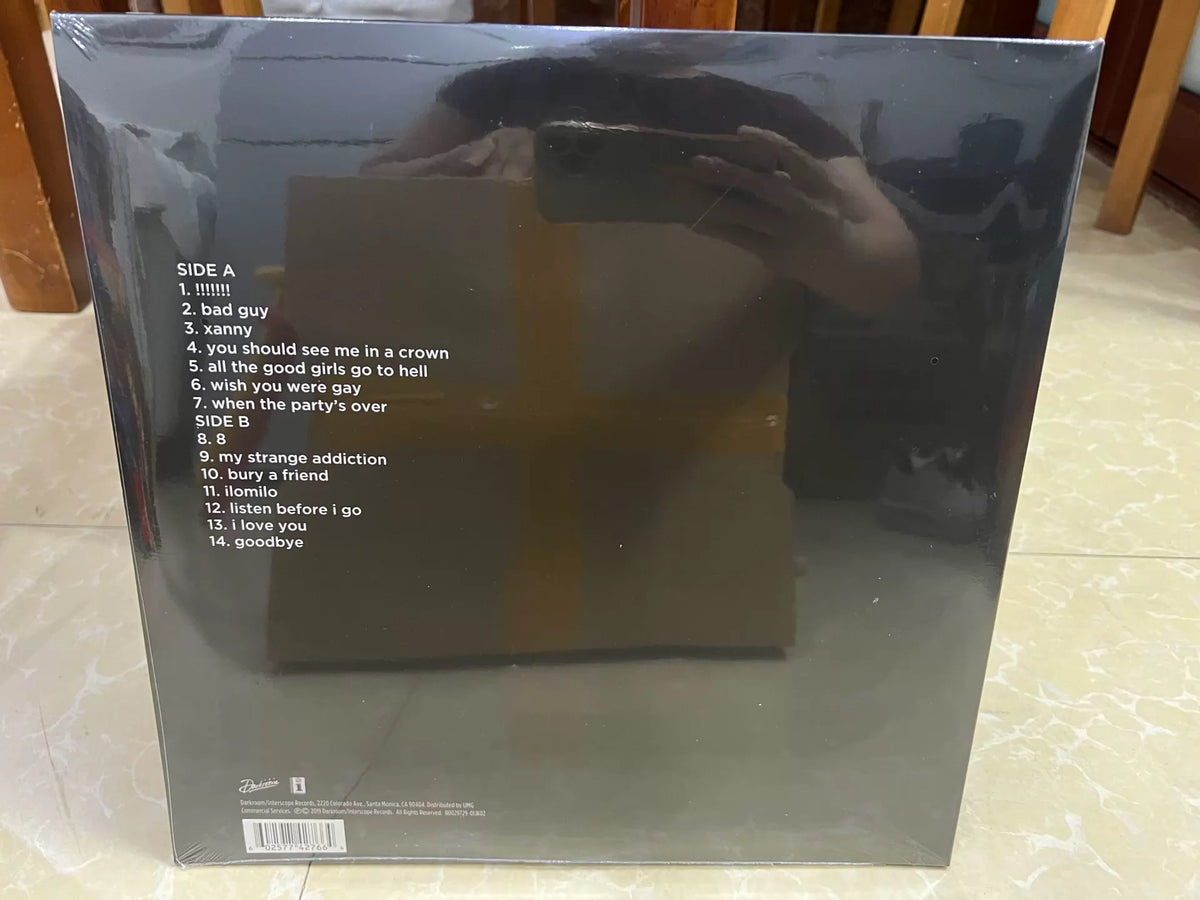 Billie Eilish When We All Fall Asleep, Where Do We Go? vinyl record photo 2