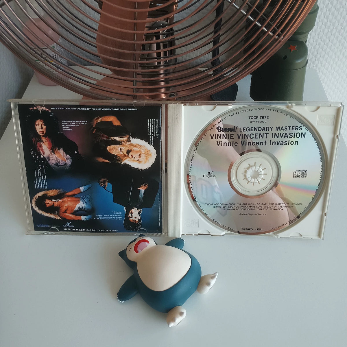 Vinnie Vincent Invasion – Japanese CD – No OBI – actual item photograph 3