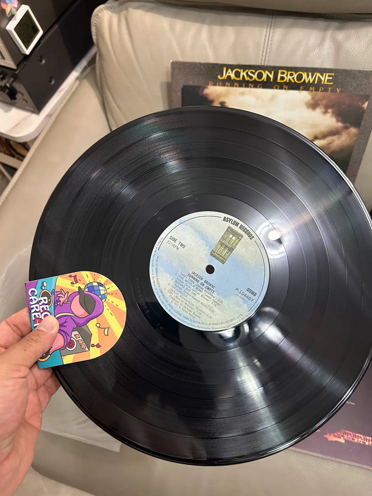 Asia / Jackson Browne – Alpha + Running on Empty – Japanese Vinyl LP Pair – detail 7