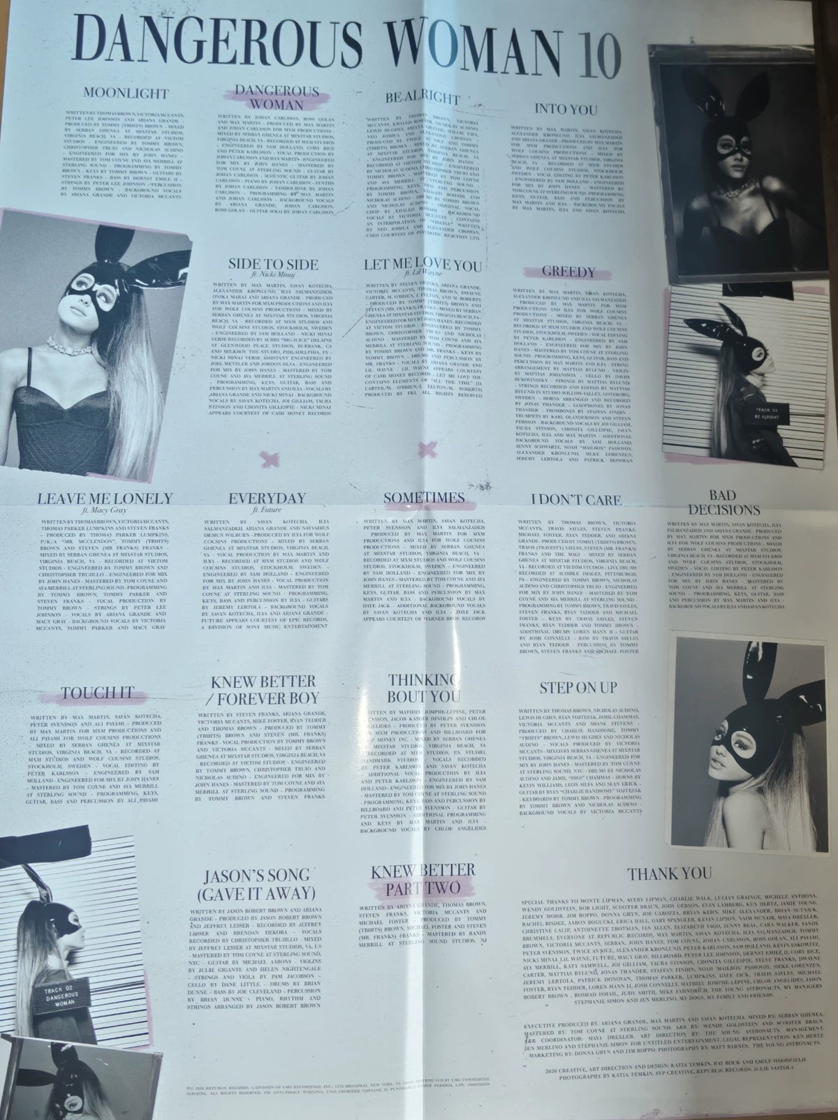 Ariana Grande – Dangerous Woman – 10th Anniversary White-in-Clear 2LP