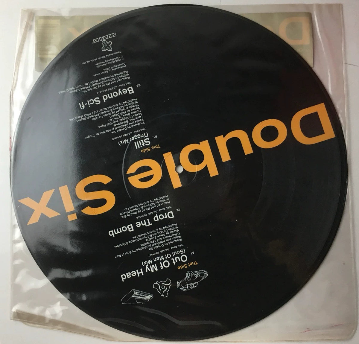 Double Six – Out Of My Head / Drop The Bomb / Beyond Sci-Fi; actual item detail