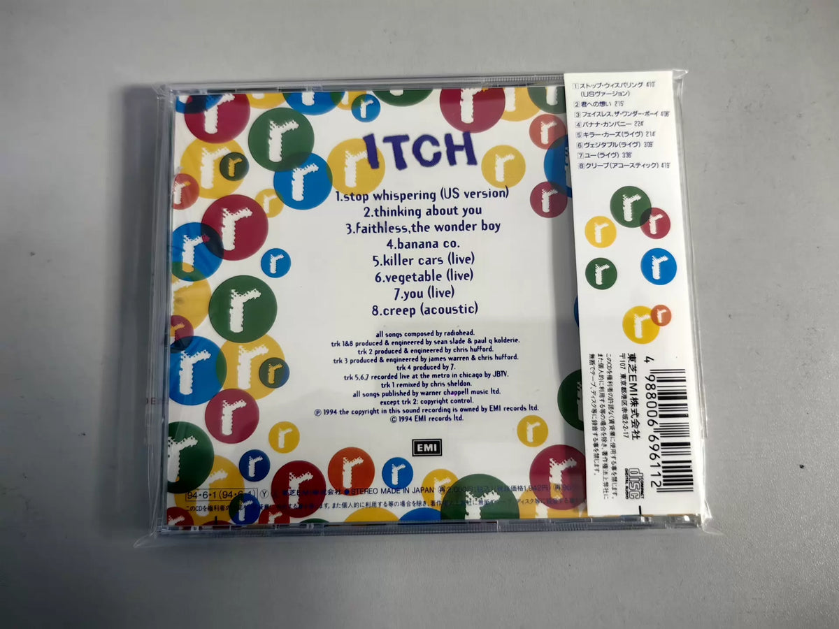 Radiohead – Itch – Japanese CD EP with OBI – actual item photograph 2