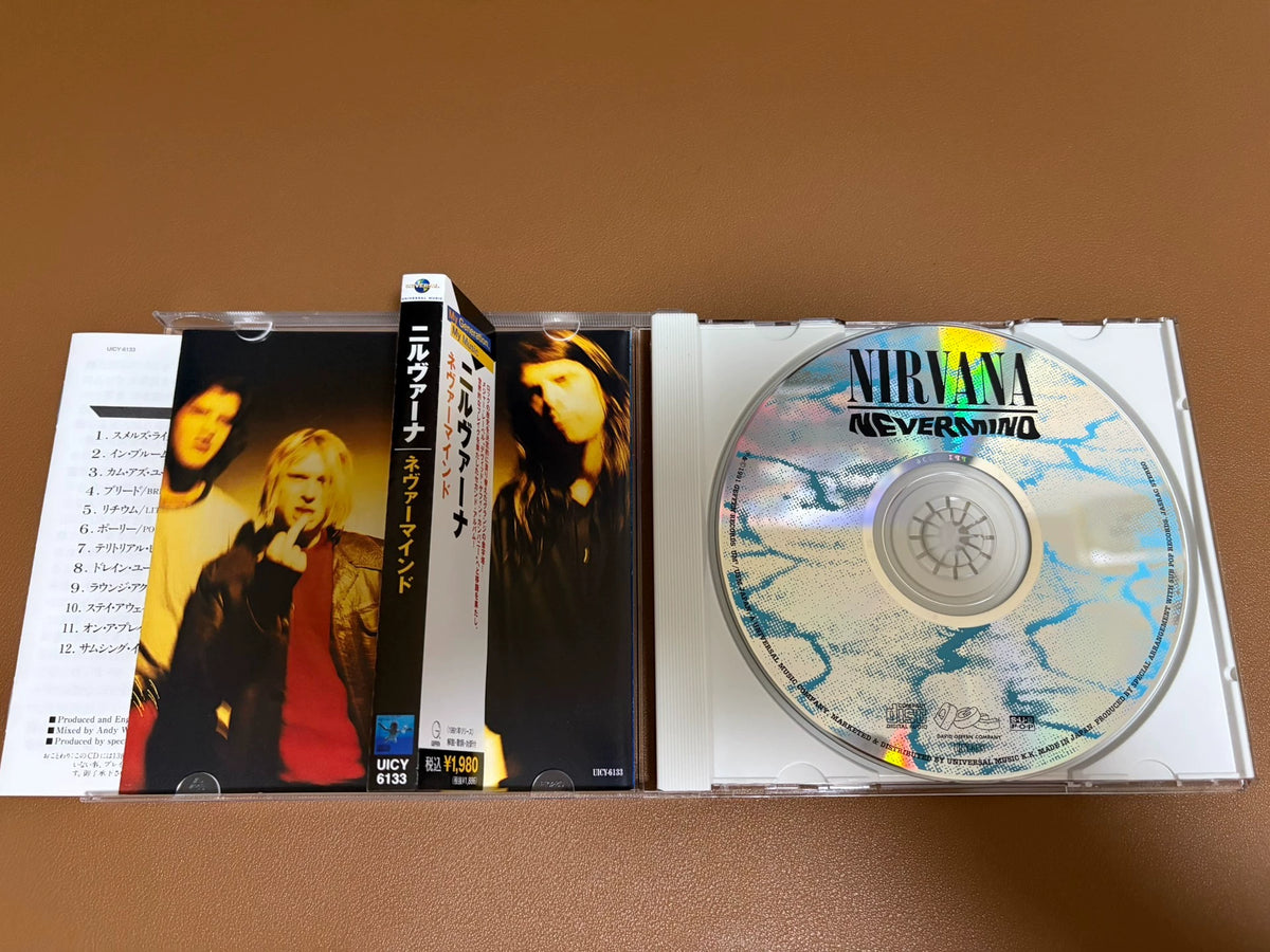 Nirvana – Nevermind – 2006 Japanese CD with OBI – actual item photograph 3
