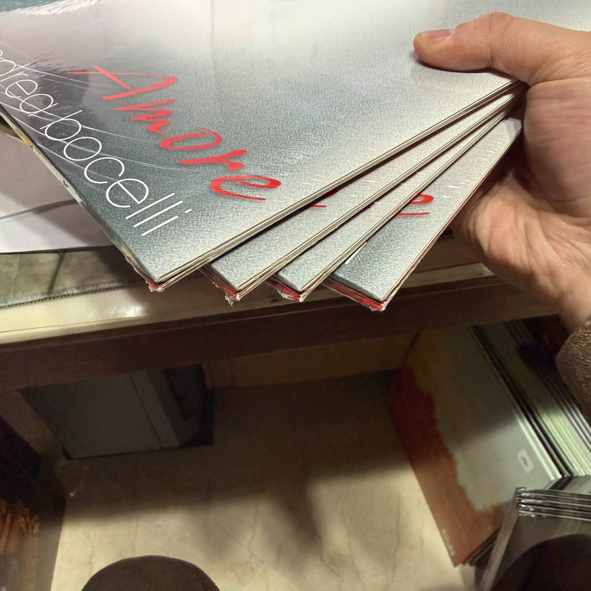 Andrea Bocelli – Amore – Limited Transparent Red Vinyl (2LP)