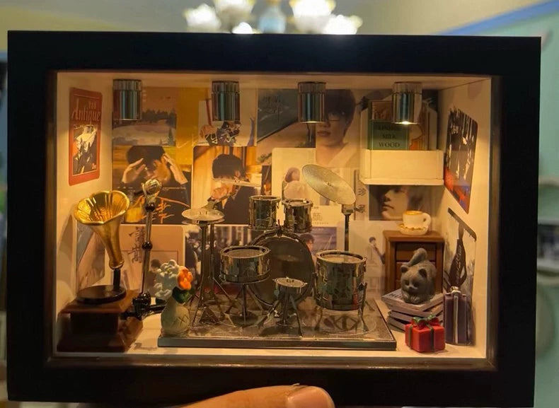 Xu Song Music Room — Handmade Framed Miniature