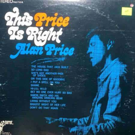 Alan Price – 1968 Pop Rock and Blues Vinyl LP – photo 1