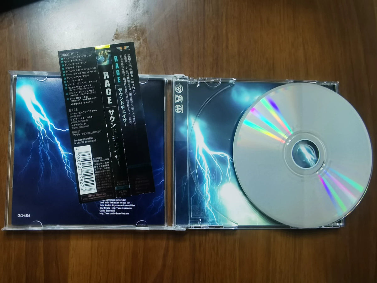 Rage – Soundchaser – Japanese CD with OBI – actual item photograph 5