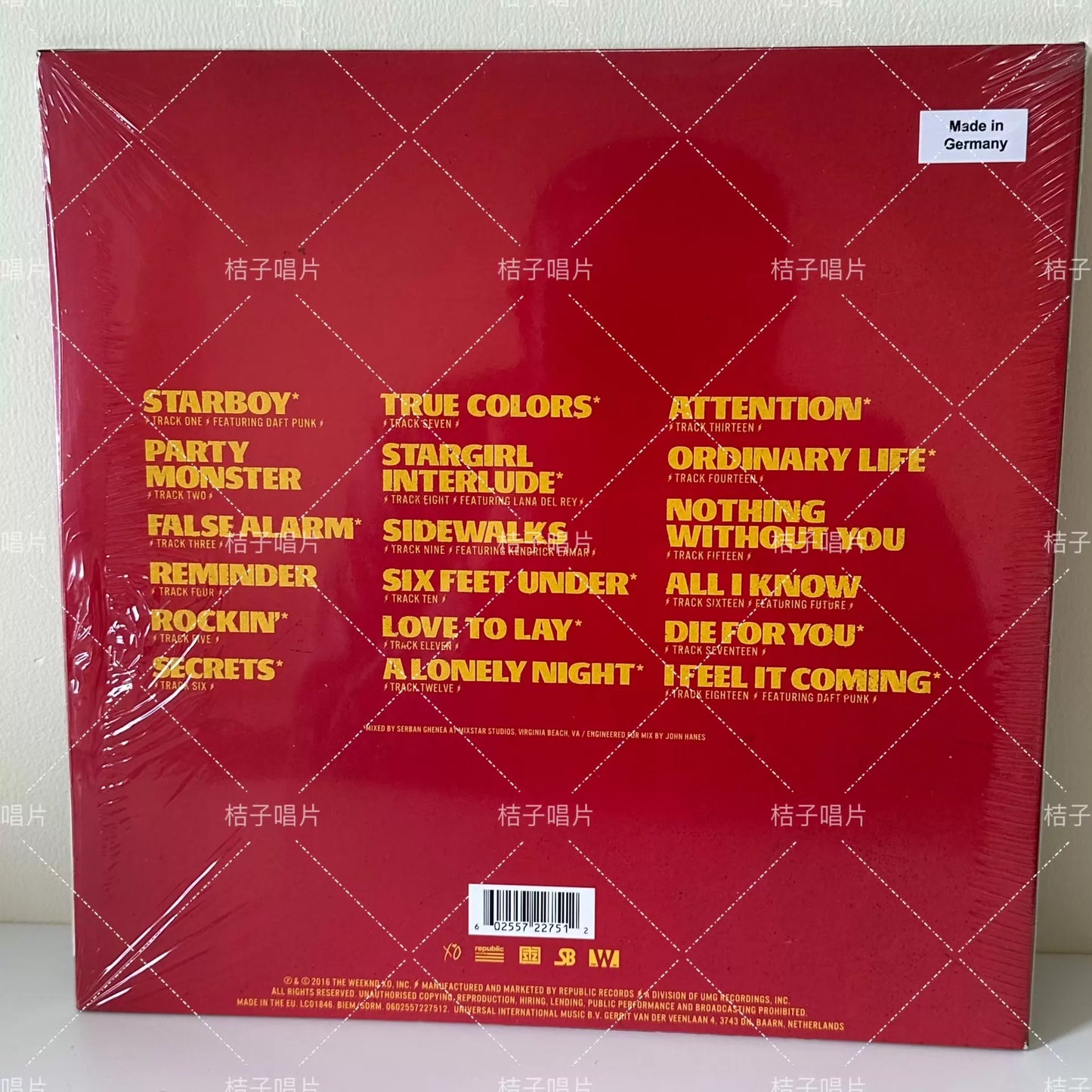 The Weeknd – Starboy – Red Vinyl (2LP) — photo 3
