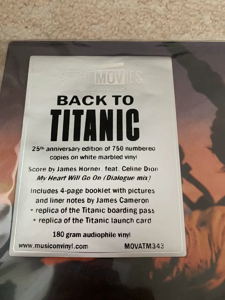 🐟 FRESH · สดใหม่ · Rare & Limited · Back to Titanic – Numbered White Marble Vinyl