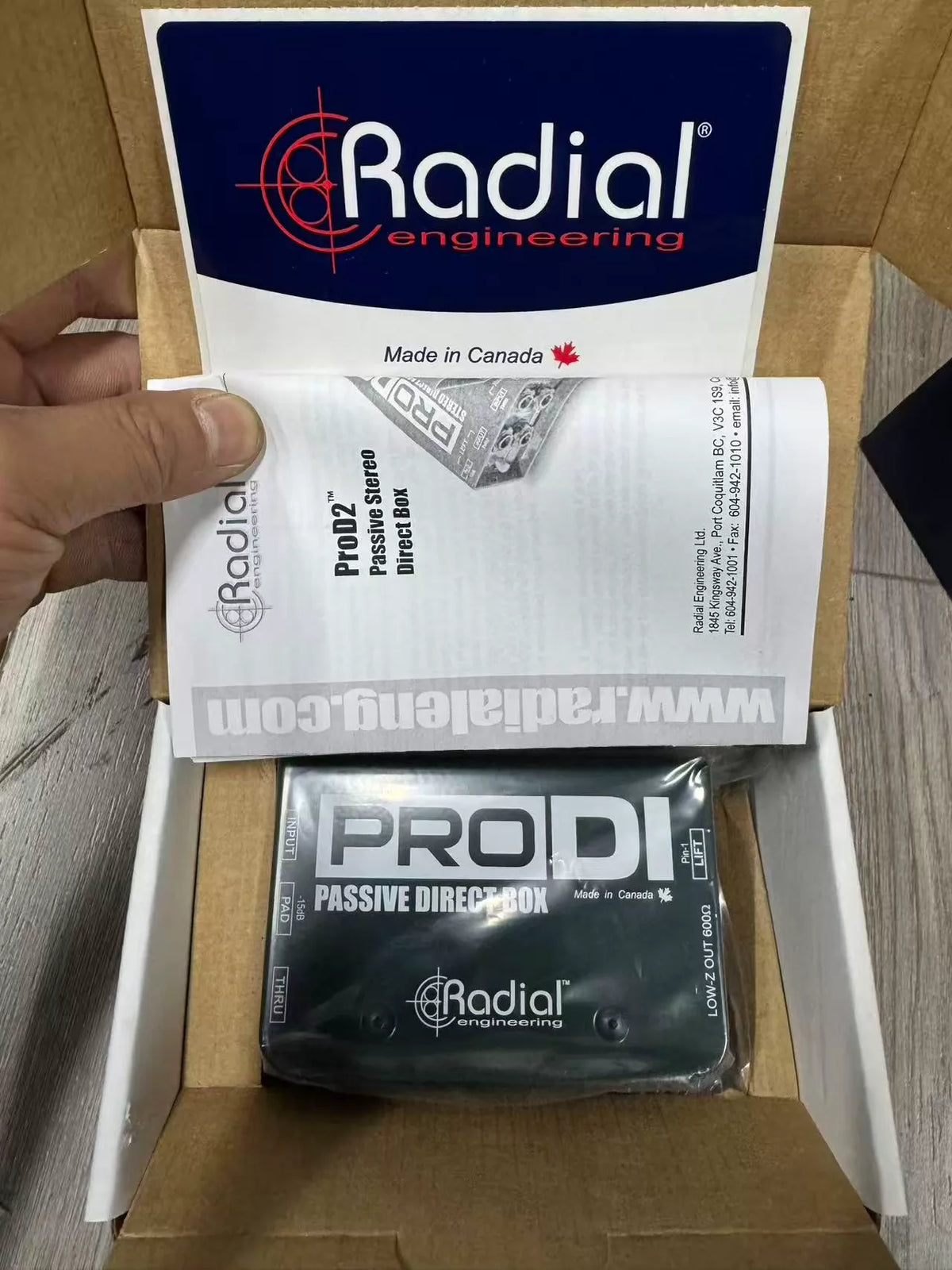 Radial ProDI Passive Direct Interface, Single Unit – photo 4