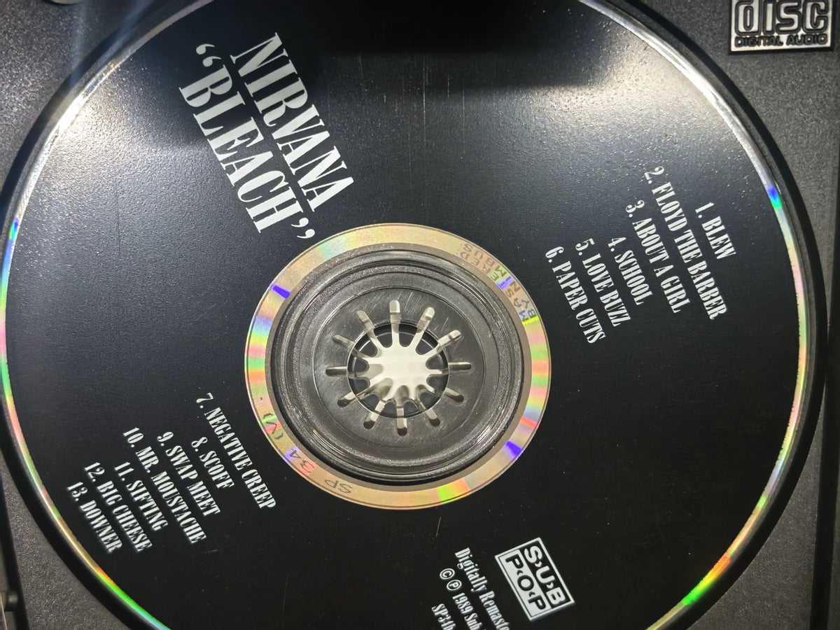 Nirvana – Bleach – US Sub Pop CD – actual item photograph 3
