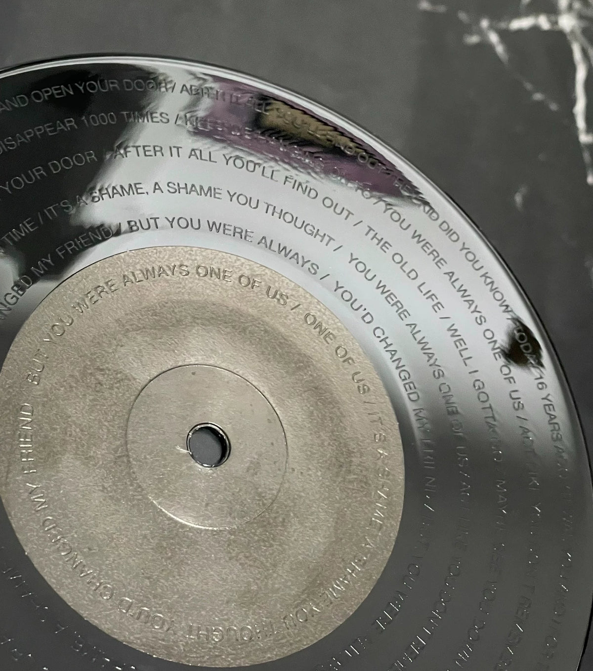 Liam Gallagher – One Of Us; actual item detail