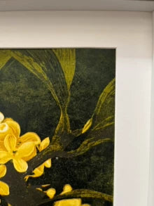 Bowen Botanical Series II — Framed Reduction Woodcut