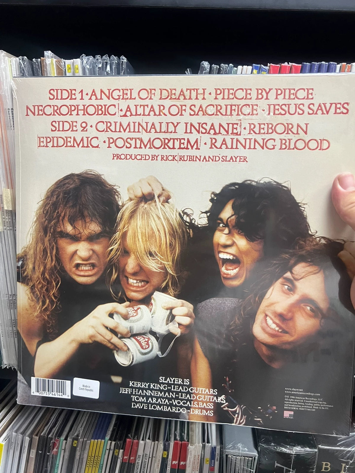 Slayer – Reign in Blood (LP) – photo 2