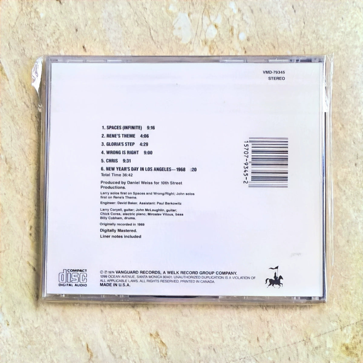 Larry Coryell – Spaces – US CD