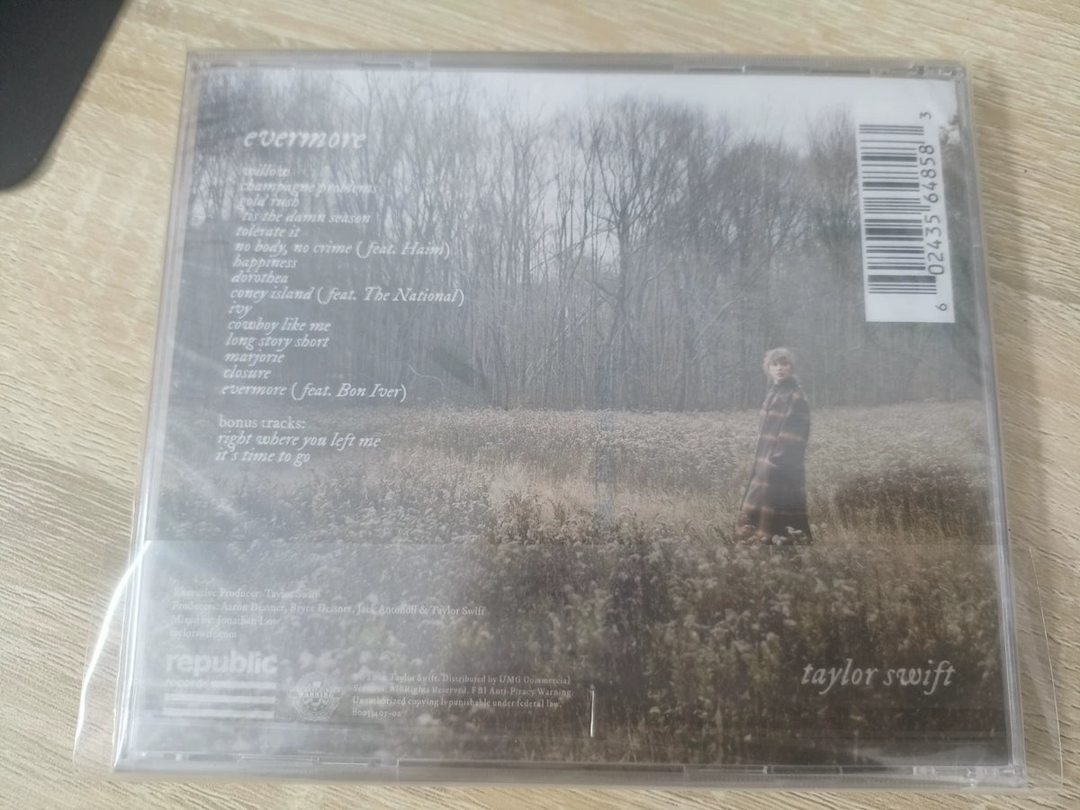 Taylor Swift – Evermore – Signed CD, Sealed