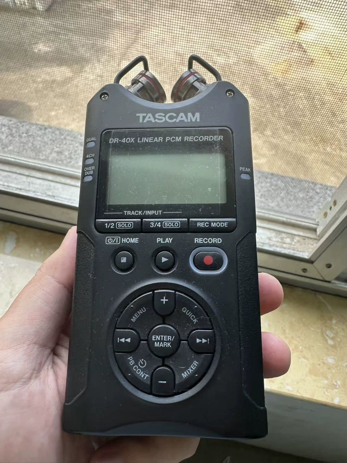 TASCAM DR-40X Four-Track Recorder, Unit Only – photo 1