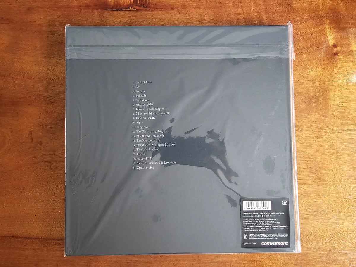 Ryuichi Sakamoto – Opus – Japanese 4LP Box Set – actual item photograph 2