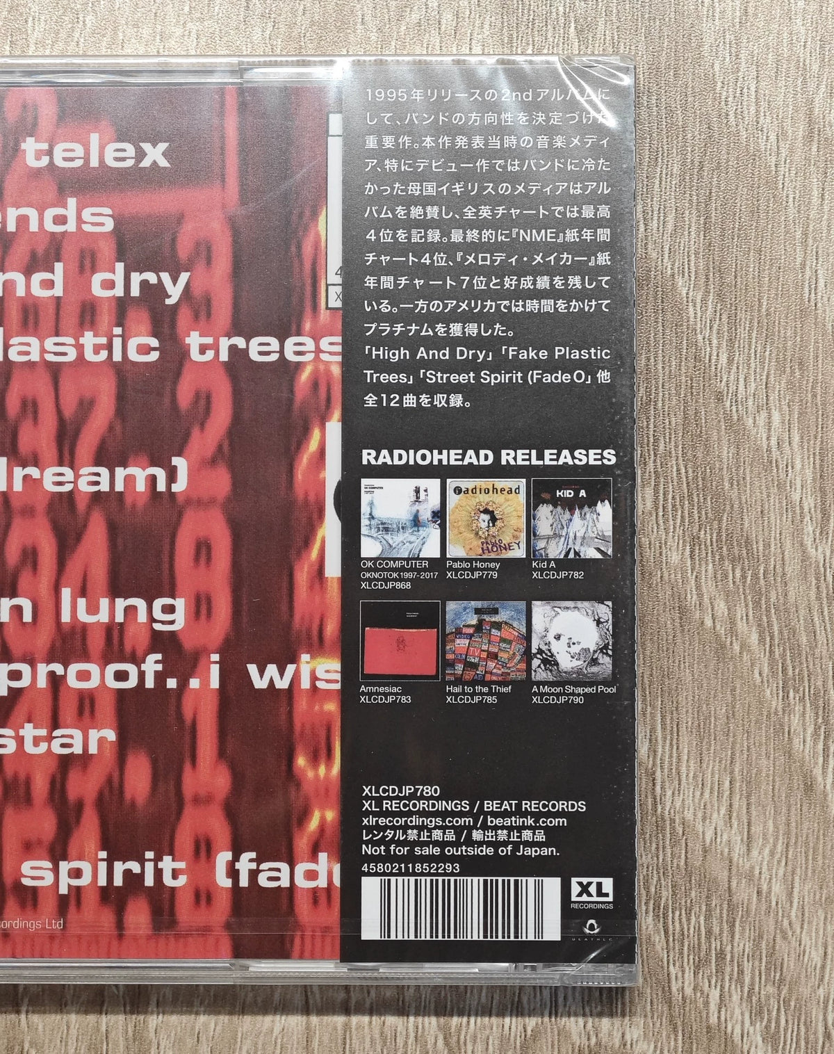 Radiohead – The Bends – Japanese CD with OBI, Sealed – actual item photograph 3