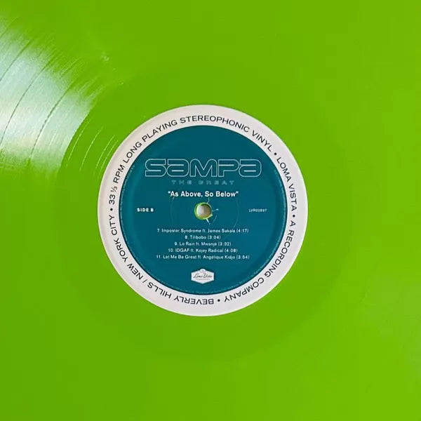 Sampa the Great – As Above, So Below, Green Vinyl (LP) – photo 4