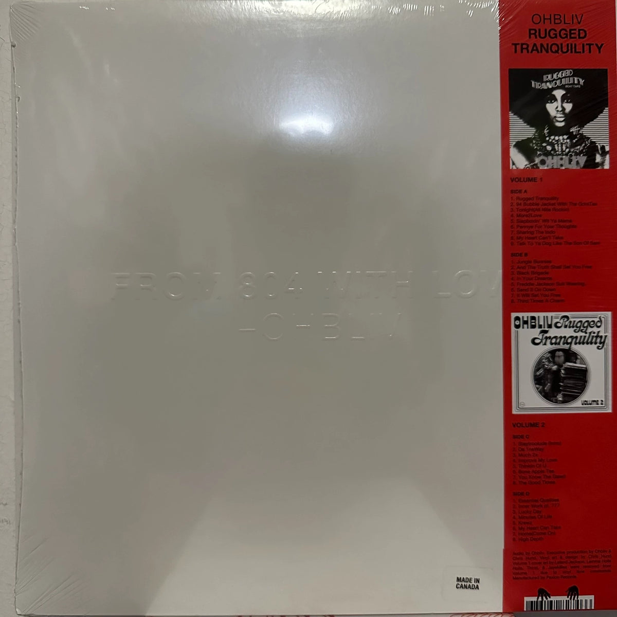 Ohbliv – Rugged Tranquility, Clear Vinyl (2LP) – photo 2