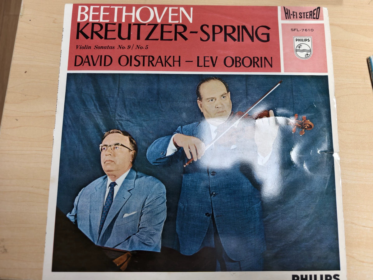 David Oistrakh and Lev Oborin – Beethoven Spring and Kreutzer Sonatas – LP