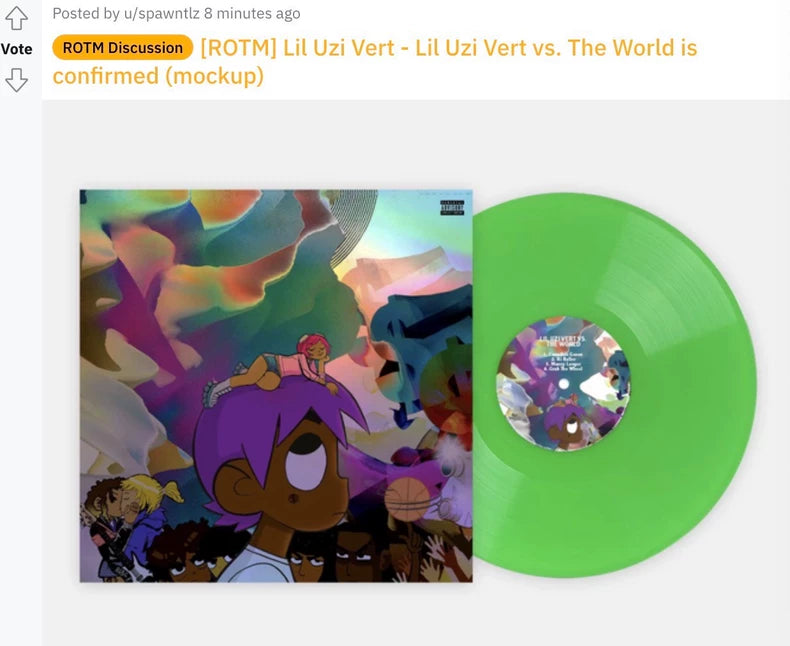 Lil Uzi Vert – Lil Uzi Vert vs. the World Limited Green Vinyl LP — detail 3