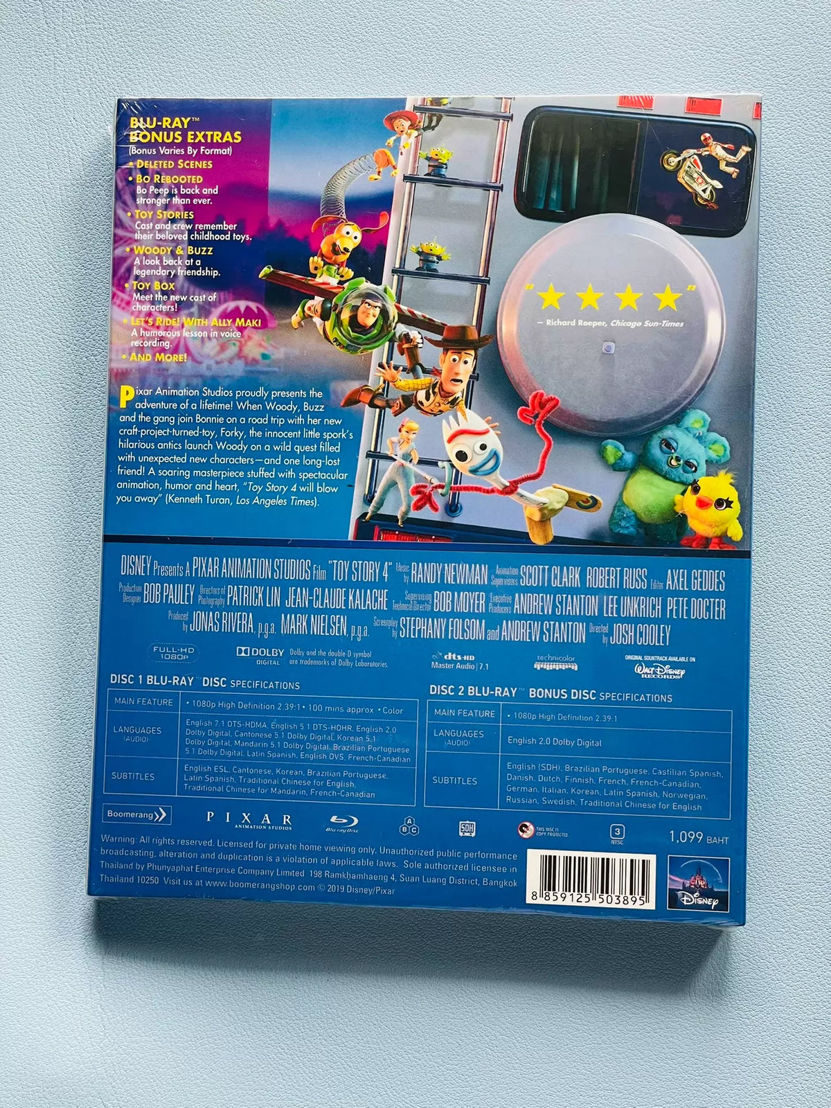 Toy Story 4 – Thailand Edition, 2-Disc Blu-ray 2