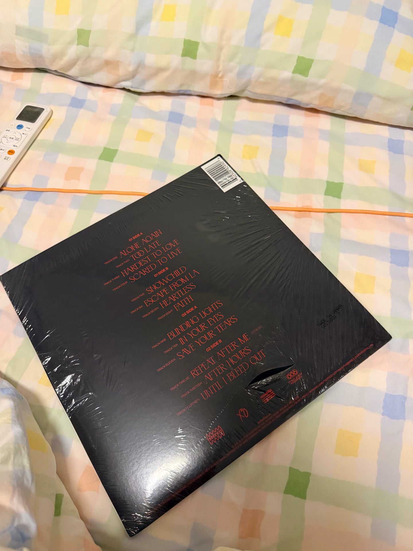 The Weeknd – After Hours Blood Splatter Vinyl