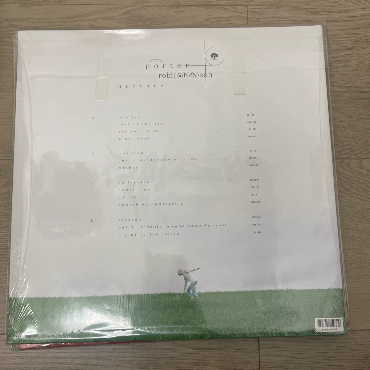 Porter Robinson Nurture clear vinyl rear