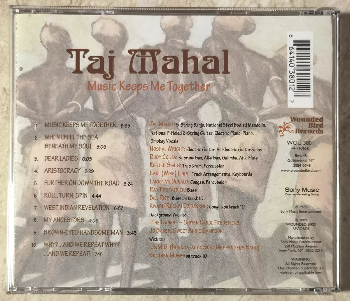 Taj Mahal – Music Keeps Me Together – US CD