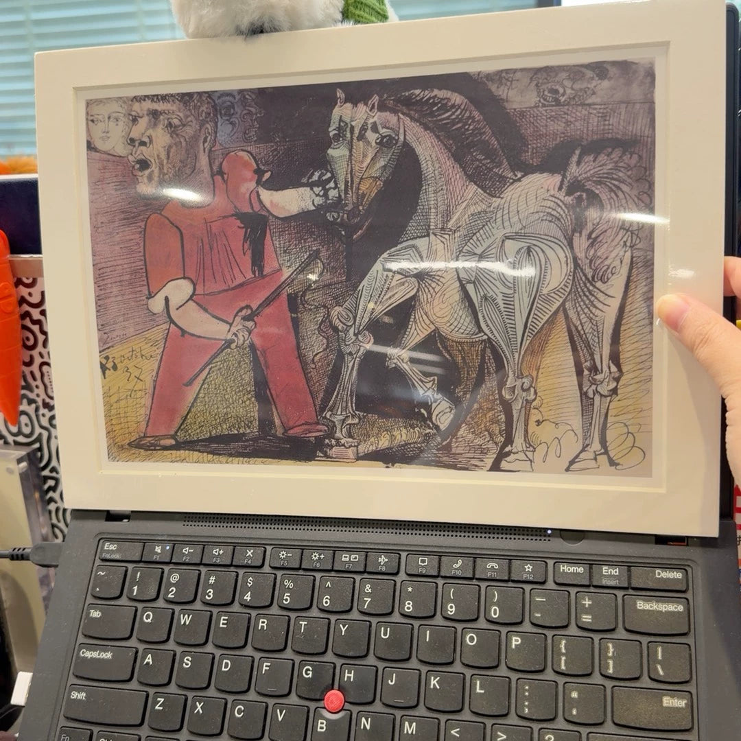 Pablo Picasso – Le Cheval de Cirque, Museum Reproduction Print – actual item photograph 3