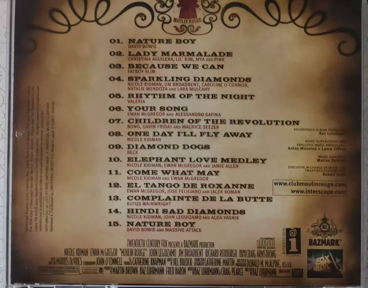 Moulin Rouge! – Music from Baz Luhrmann's Film (CD) – photo 3