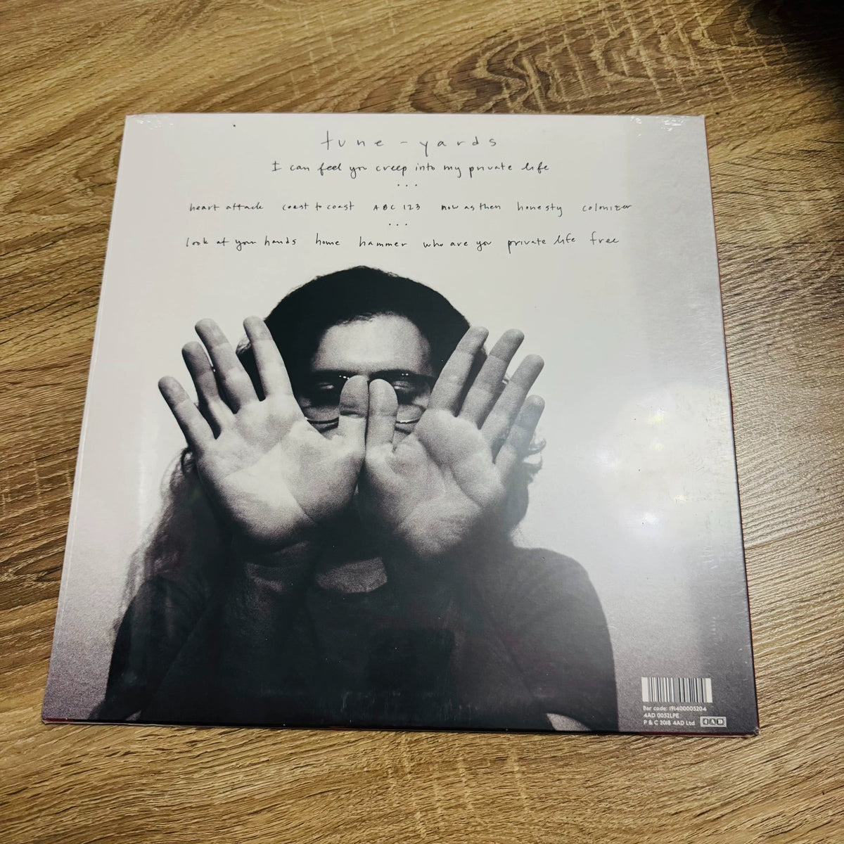 Tune-Yards – I Can Feel You Creep Into My Private Life, Clear Vinyl (LP) – photograph 2