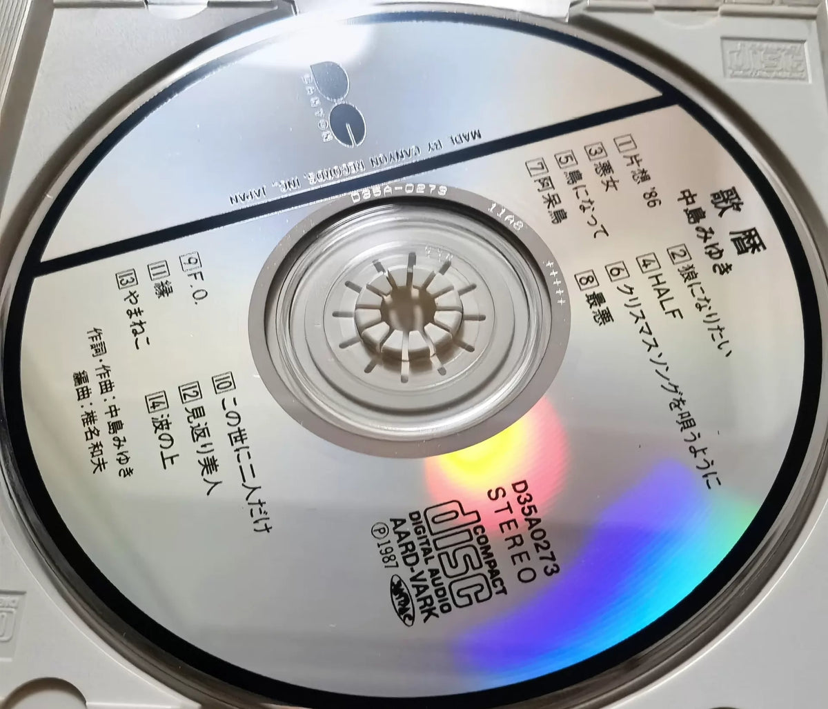 Miyuki Nakajima – 歌暦 – Japanese CD