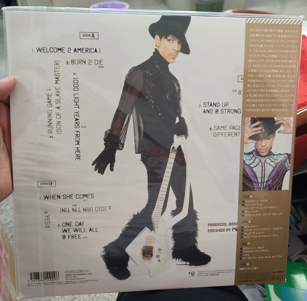 Prince – Welcome 2 America – Japanese Clear Vinyl 2LP