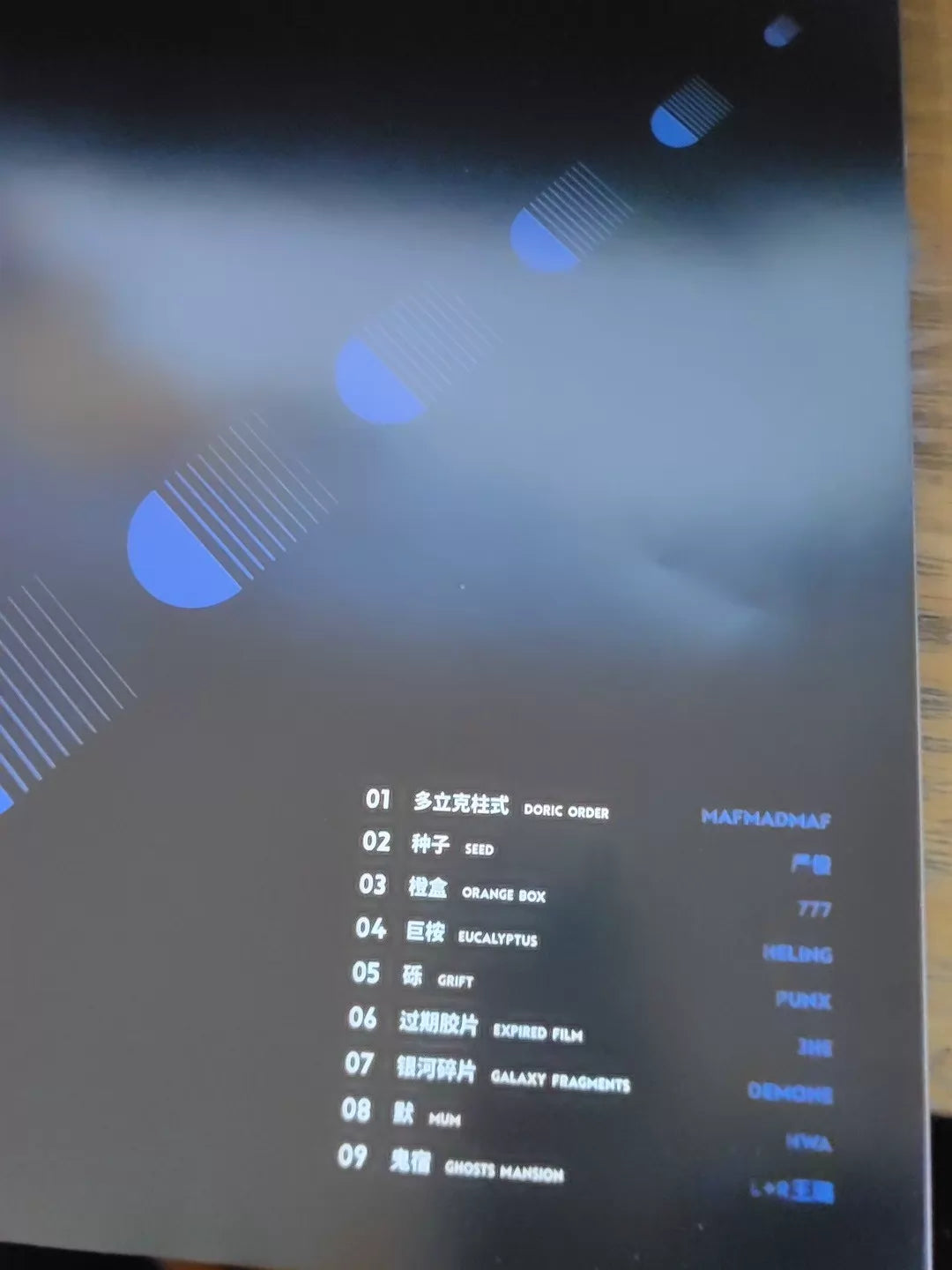 Crater Monde — 环形山世界 – Crater Monde; actual item detail