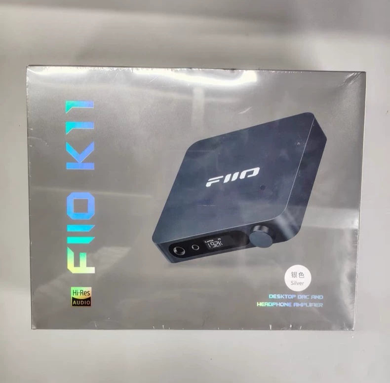 FiiO K11 – Silver Desktop DAC and Headphone Amplifier