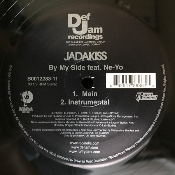 Jadakiss Feat. Ne-Yo – By My Side – edition reference image